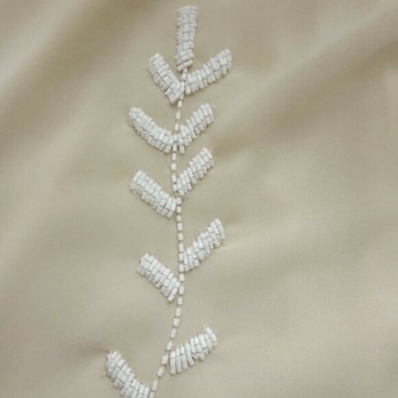 Free People Beaded Mini Cape Dress Tunic Boho Flowy Sheer Overlay Size XS - Picture 6 of 10